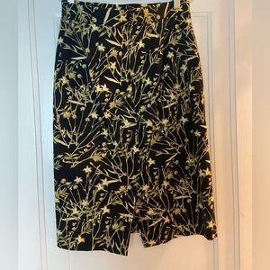 Banana republic floral pencil skirt